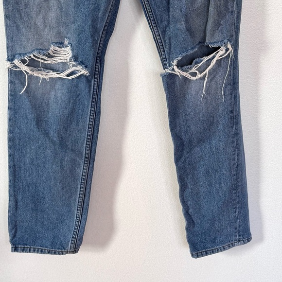 Reformation The Julia High Rise Cigarette Jean in Antigua Wash Distressed Sz 29 - Picture 6 of 15